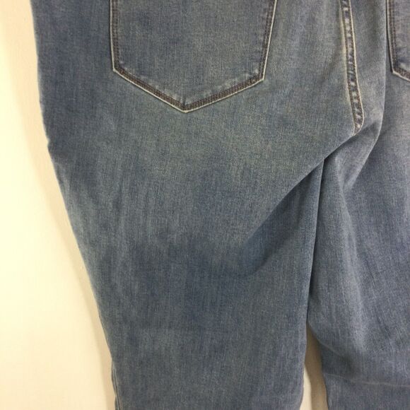 Old Navy Women Mid Rise Kicker Boot Cut Denim Jeans Willow Blue Plus Size 26 NWT - Picture 13 of 15